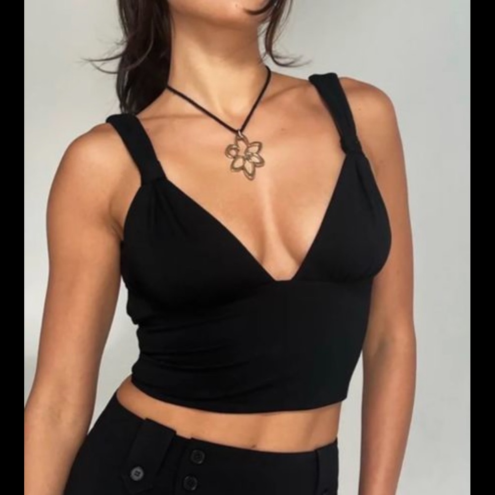 Tiger mist NWT open back top